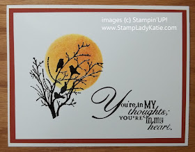 Sympathy card made with Stampin'UP! stamp set called Serene Silhouettes.