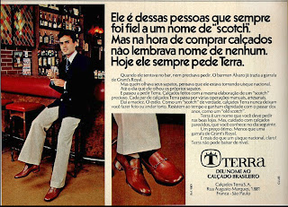 propaganda calçados Terra - 1977