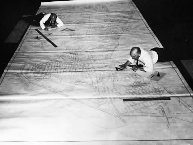 Life before AutoCAD - Urban Designers in the 1950's