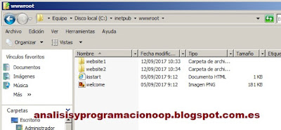 Crear Virtual Hosts con IIS de Windows