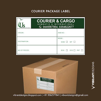 Label Design, Sticker Design, package label, courier and cargo label, label printing