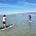 Paddle-boarding in Utah Lake