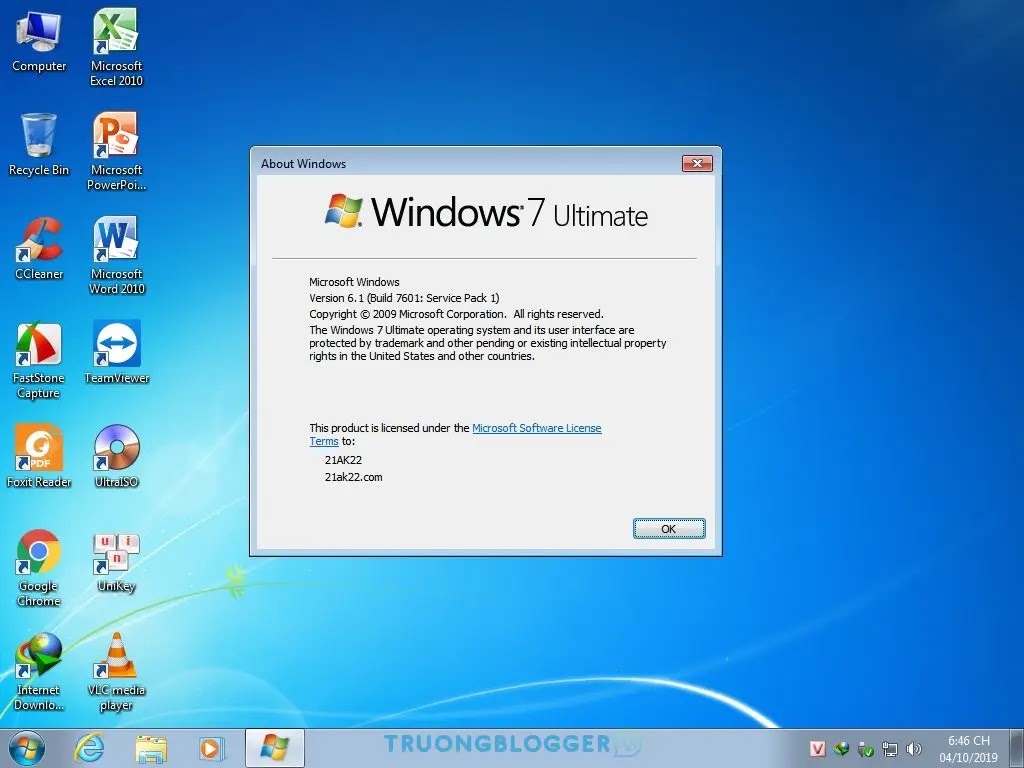 Download Ghost Win 7 Ultimate Lite nhẹ nhất (32Bit + 64 Bit) No & Full Soft - Hỗ trợ USB 3.0