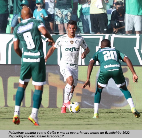 www.seuguara.com.br/Brasileirão 2022/Palmeiras/Goiás/2ª rodada/