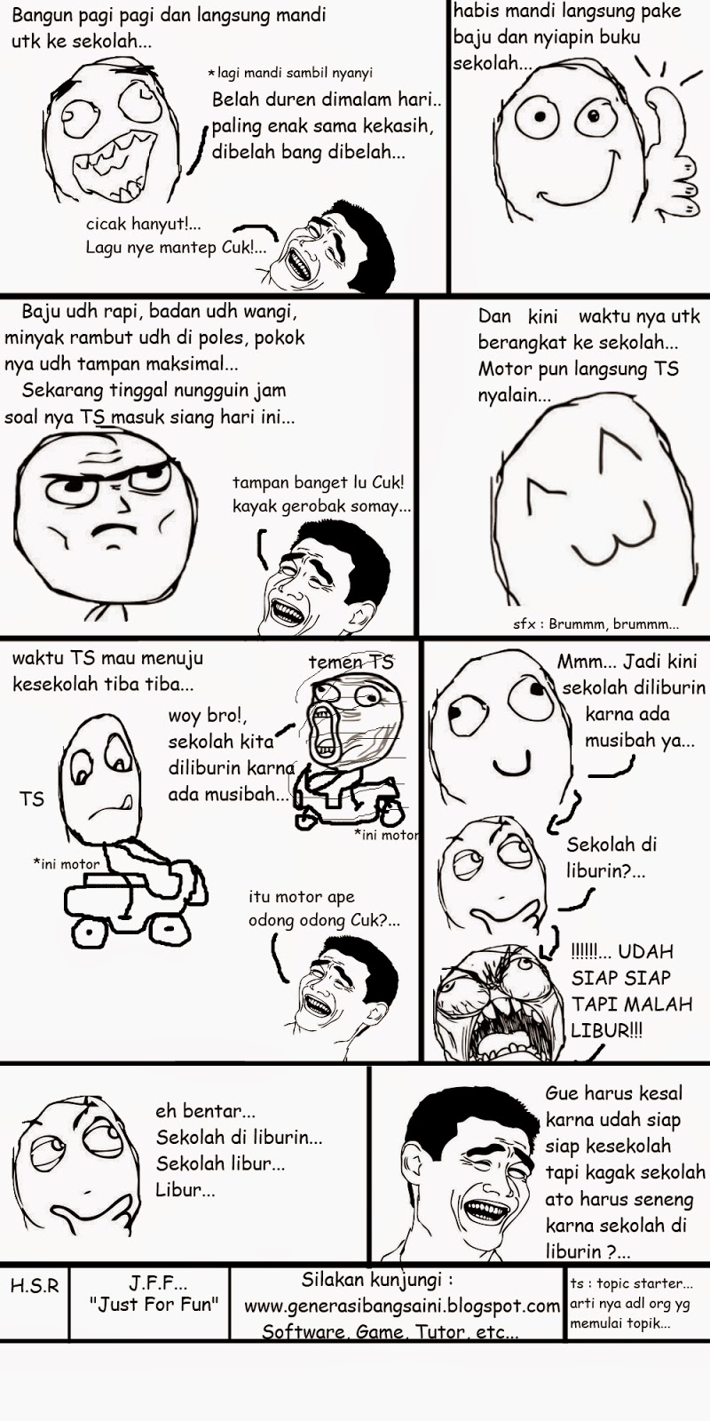 Koleksi Gambar Meme Comic Sekolah  Kumpulan Gambar DP BBM