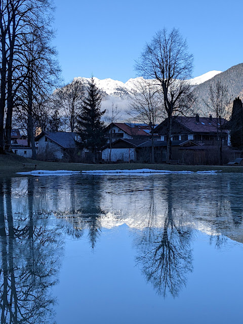 Bilder Winterlicht Mittenwald Lumières hivernales photos