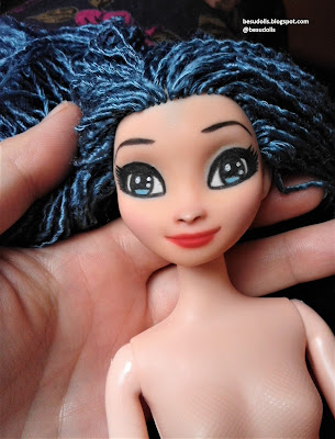Marinette Du Bochen OOAK doll with custom repaint and reroot