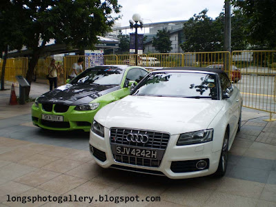 Audi S5 Convertible and BMW M3 E92