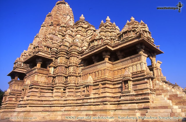1000 year-old architecture - Kandariya Mahadeva Temple, India