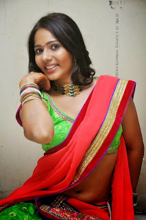 Actress Mithra half saree Pictures 009.jpg