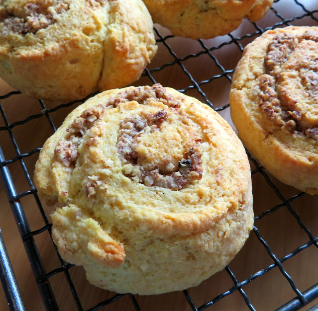 Pecan Swirl Strawberry Shortcakes