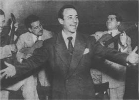 Carlos  Acuña  con  los  guitarristas   Calabró,  Pujol y Risso