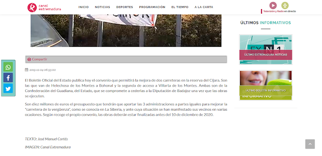 http://www.canalextremadura.es/noticias/gobierno-junta-y-diputacion-invertiran-10-millones-de-euros-en-la-carretera-de-la-verguenza