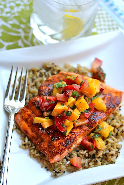 chili salmon mango salsa