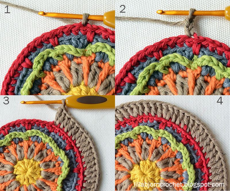 Circles of the Sun Mystery CAL 2015 - overlay crochet - Block 1 #free crochet pattern by LillaBjornCrochet