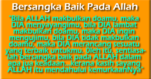 Tazkirah Motivasi Pagi IKIM.FM : Bersangka Baik Dengan 