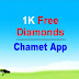 1K Free Diamonds In Chamet App में 10K फ्री डायमंड्स Chamet Free Coins Generator