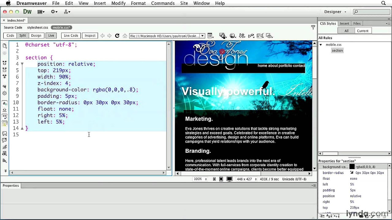 Building A Website With Dreamweaver