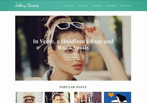 Johny Cassia Responsive Blogger Template