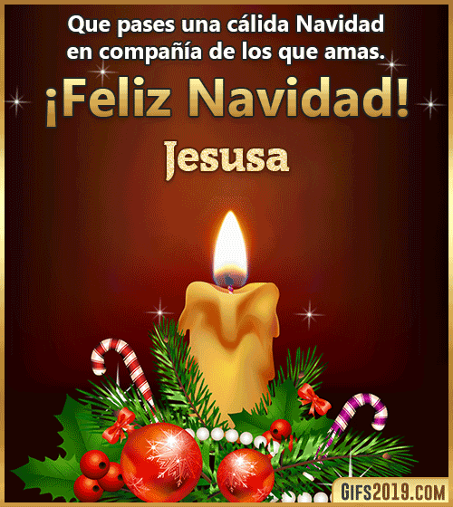 Gif feliz navidad jesusa