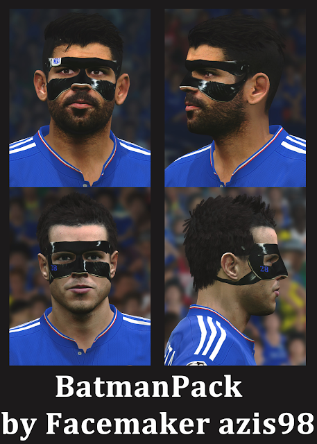 PES 2016 Batman Facepack by Facemaker azis98 