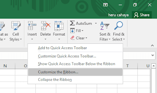 Gambar Customize the Ribbon