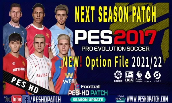 PES 2017 Next Season Patch 2022 New Option file Augest 2021