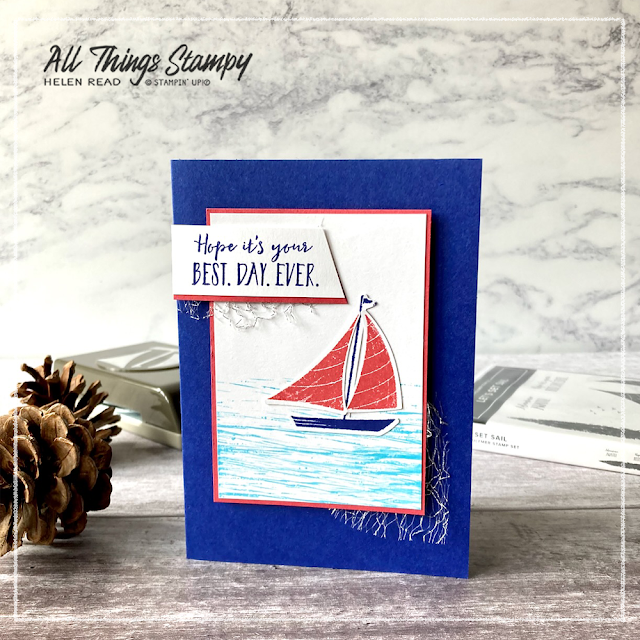 Let's Set Sail stampin up card ideas