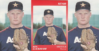 Ken Luckham 1990 Osceola Astros card