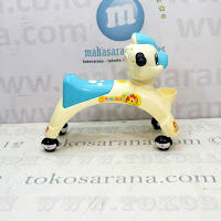 Ride On Car Happy Baby Dragon Cream Blue