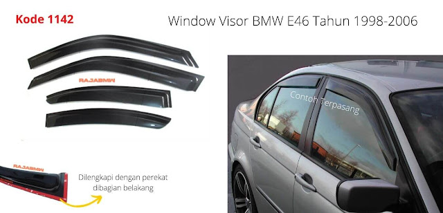 Window Visor BMW E46