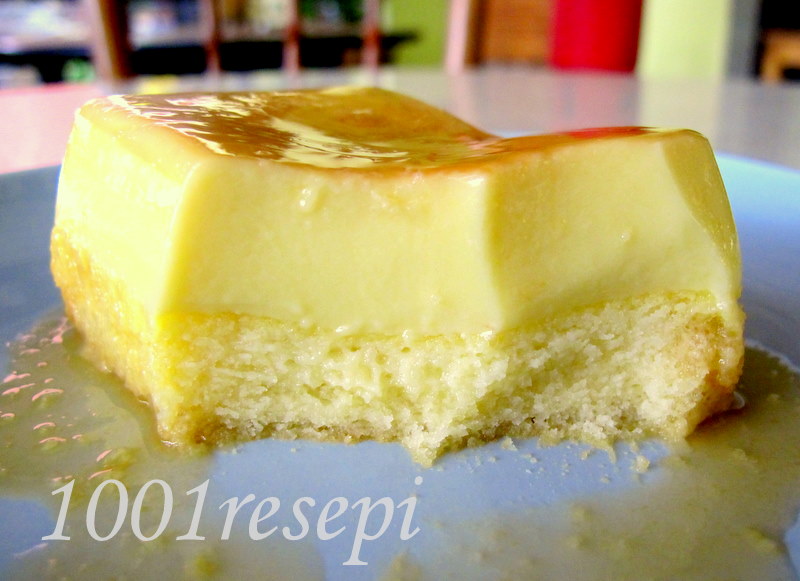 Koleksi 1001 Resepi: custard and cake layer