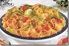 Pappardelle con uova di lompo