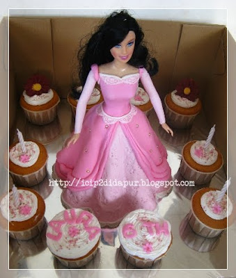 Barbie Birthday Cakes on Icip Icip Di Dapur  Barbie Birthday Cake For Laura