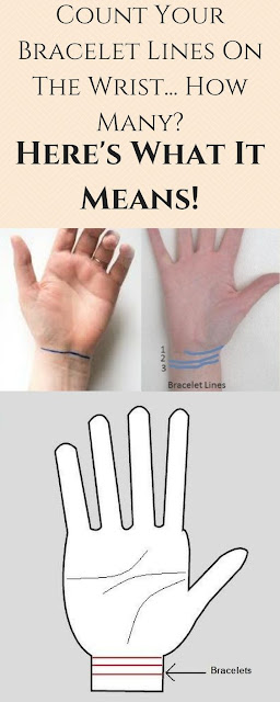 COUNT YOUR BRACELET LINES ON THE WRIST … HOW MANY? HERE’S WHAT IT MEANS!