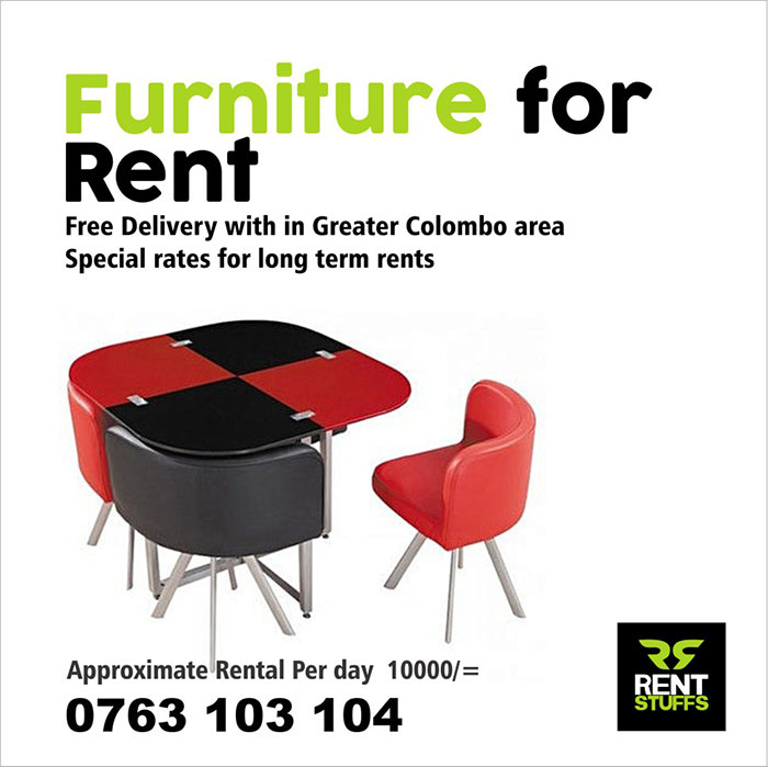 Furniture for rent for events