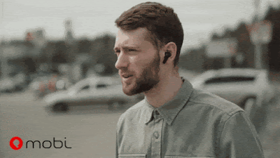 Mobi Hybrid Active Noise Cancelling 100 hr. Wireless Earbuds The First Full-Immersion Audio Experience from AI-Powered Hybrid ANC with 100-Hour Battery Life
