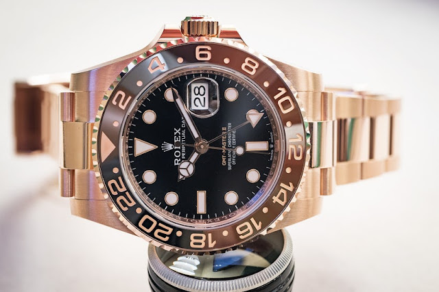 Réplicas De Relojes Rolex GMT-Master II Ostra Perpetua Everose Oro