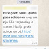 Internationale tekens verbloemen vals webadres in bericht WhatsApp