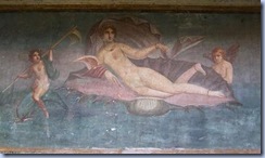 Venus en una pintura en una casa pompeyana