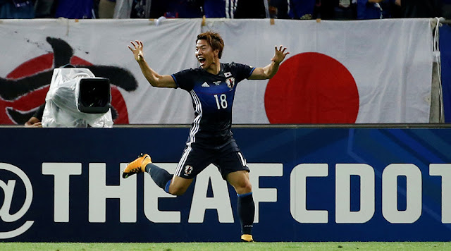 Japón clasifica a Rusia 2018 tras derrotar 2-0 a Australia