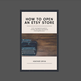 A digital book that explains how to open an etsy shop