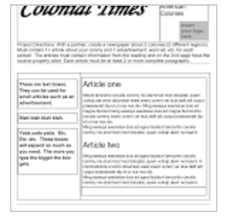5 Handy Google Docs Templates For Creating Classroom Newspapers Educational Technology And Mobile Learning