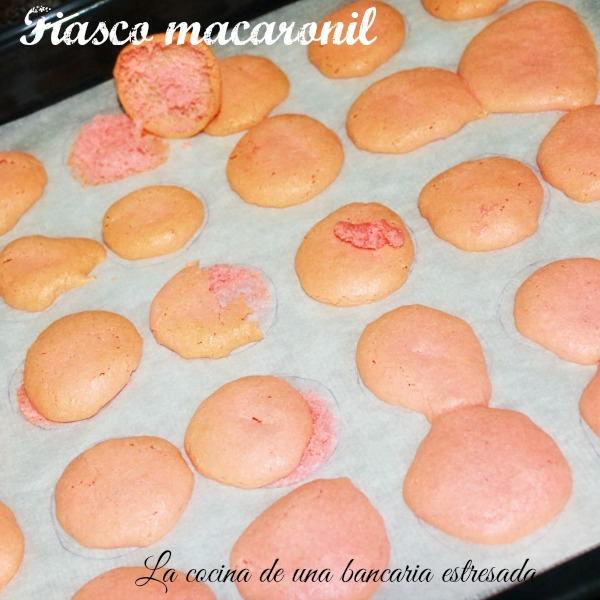 Fiasco al hacer macarons, todos los fallos