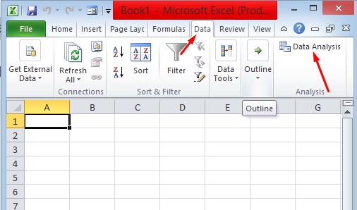 Data Analysis di Excel