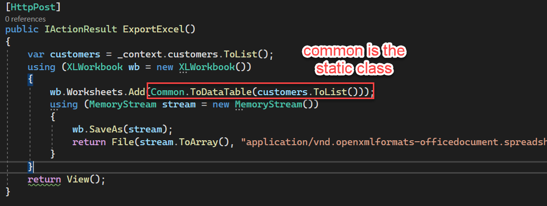 convert datatable in c#