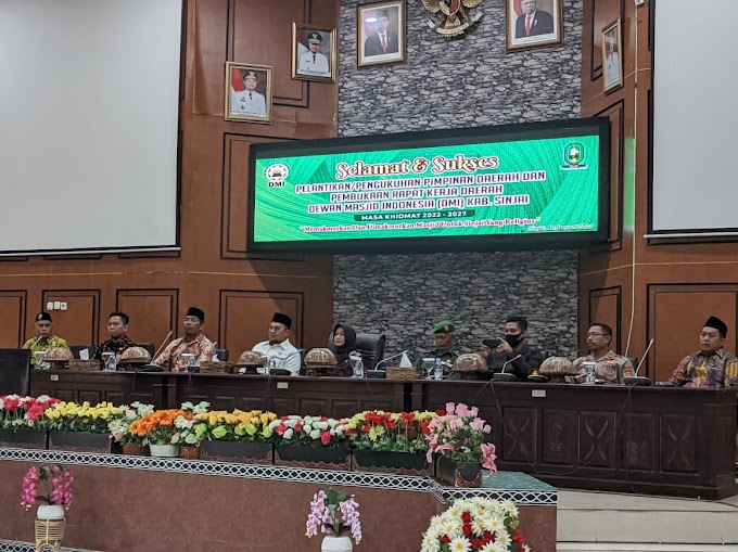 PD. Dewan Masjid Indonesia Kabupaten Sinjai resmi dilantik