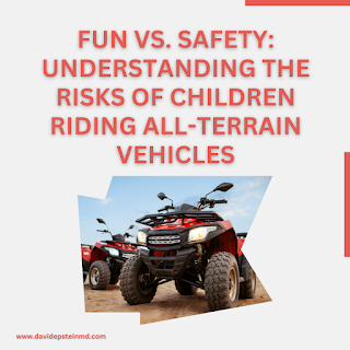 ATVs can definitely be a fun and exciting way to explore off-road terrain, but they also come with certain risks. Unfortunately, some of these risks can be life-threatening or cause long-standing disabilities. I am not averse to those who wish to have their children ride them, but I do think that it is important to do so with the understanding of the potential consequences. #ATV #injuries #children #accidents #risks