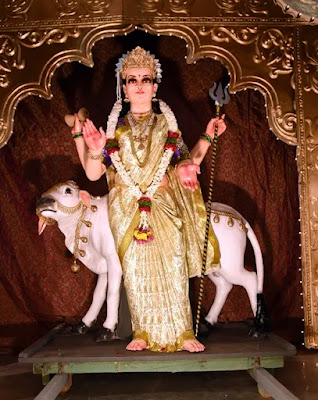 ദുര്‍ഗദേവിയുടെ എട്ടാം രൂപം മഹാഗൗരി ദേവി Goddess Mahagauri 8th form of Durga