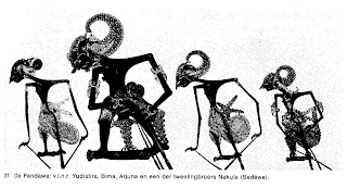 gambar wayang kulit tokoh pandawa